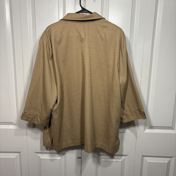 Alfred Dunner Jacket Womens 24W Floral Embroidered 3/4 Sleeve Boho Cottagecore - Picture 7 of 11